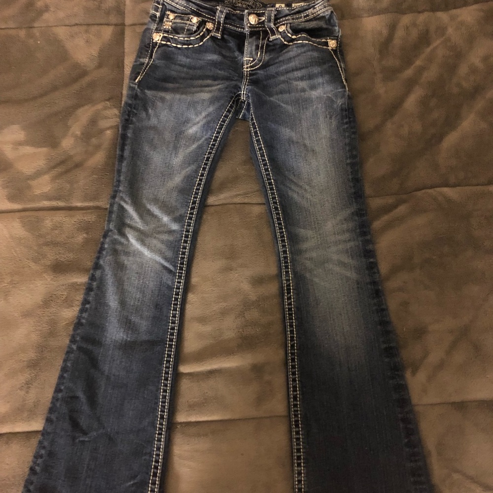 Girls Boot Cut Miss Me jeans